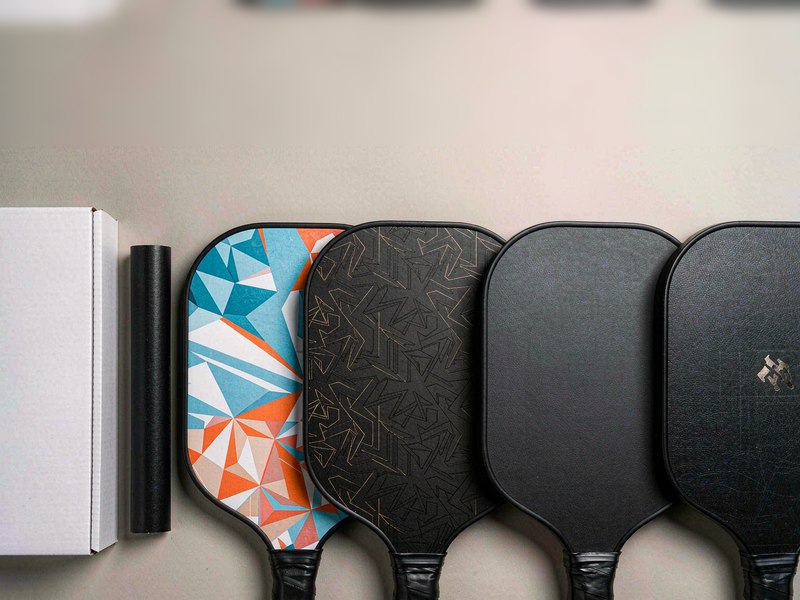 custom pickleball paddle branding 800x600